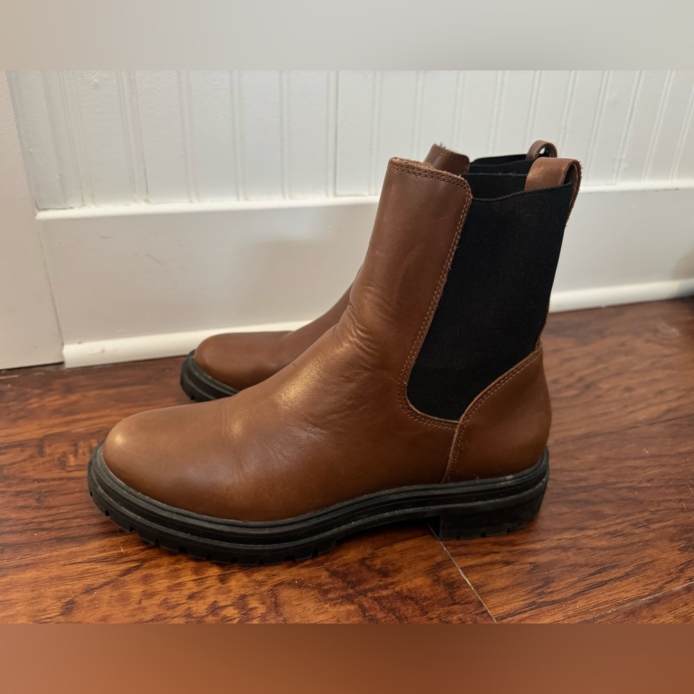 Madewell Brown Leather Boots